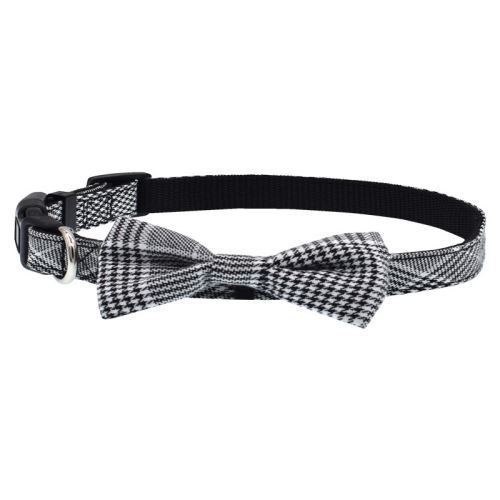 Meilleurs prix pour Collier avec noeud papillonpour chien - Gris&Blanc (Taille: XL)