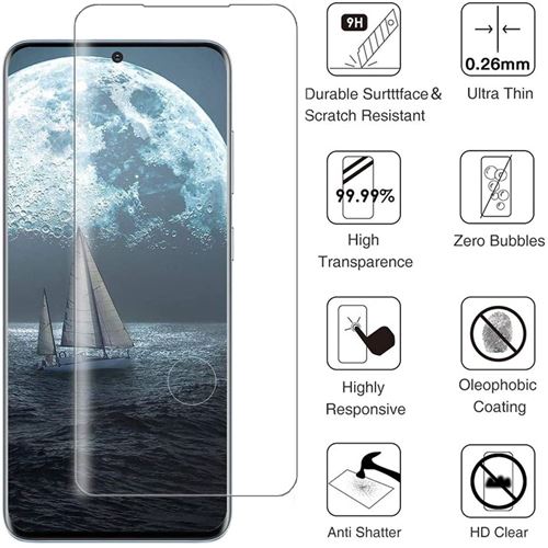 Verre Trempé Pour Samsung Galaxy S20 Plus Anti Rayures - Vshop