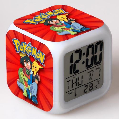 Réveil enfant LED Multifonctionnel Coloré - Pokemon #4