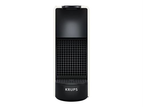 Krups machine à capsules nespresso essenza mini avec aeroccino, système de chauffage à thermobloc, 0,7 l, 1260 w, 19 bar, blanc