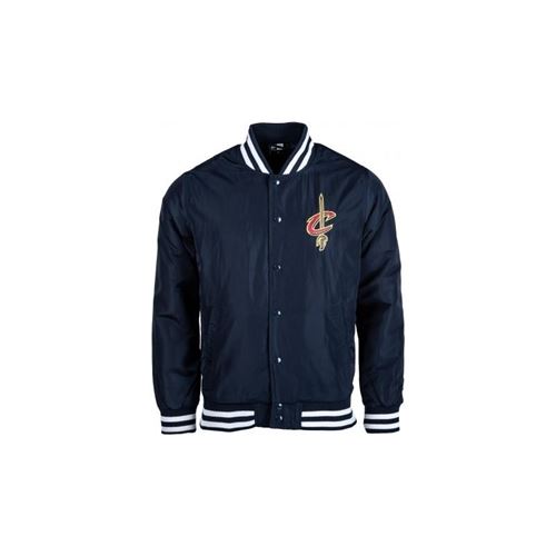 Bomber NBA Cleveland Cavaliers New Era Team Apparel Bleu marine pour Homme Taille - XL