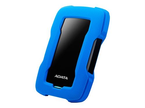 ADATA HD330 - Disque dur - 1 To - externe (portable) - USB 3.1 - AES 256 bits - bleu