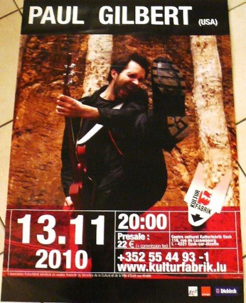 Paul Gilbert - 60x80 cm - AFFICHE / POSTER
