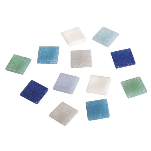 Pierres mosaique 1 cm teintes bleues 1 kg - rayher