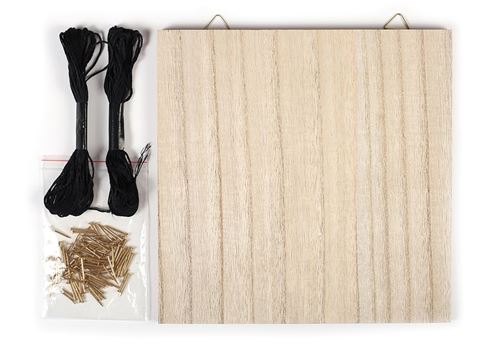 Tableau de fil tendu string art planche à composer - graine créative