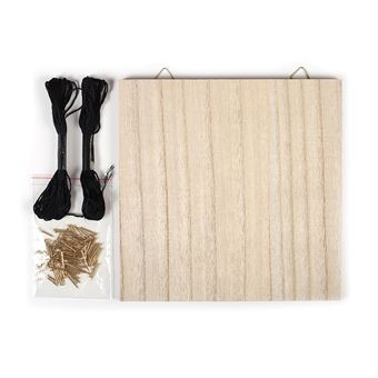 Tableau de fil tendu string art planche à composer - graine créative