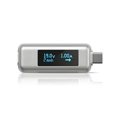 Satechi testeur de puissance usb- c multimètre pour nouveau macbook, macbook pro, testeur de vitesse des chargeurs, câbles, et c