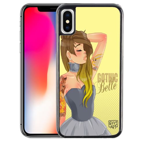 Coque pour iPhone XR princesse belle gothique