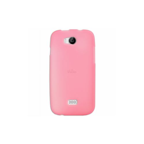 Mocca coque Gel Frost Rose pour Wiko Iggy