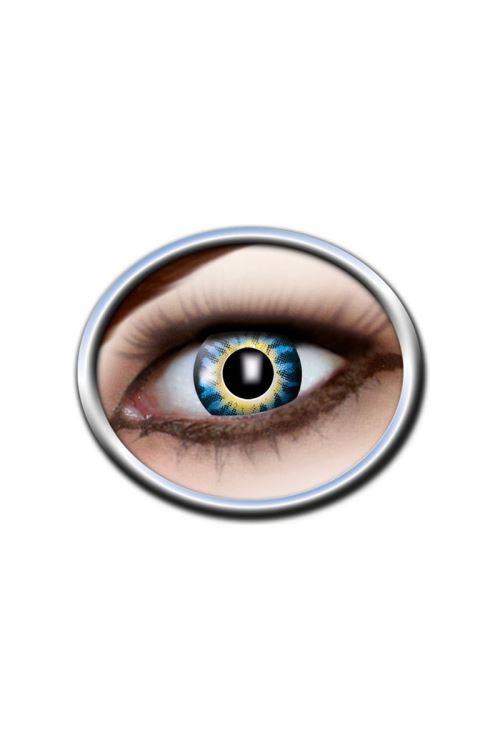 Lentilles Naturelles Bleues Et Jaunes One Tone 12 Mois Zoelibat - Bleu / Jaune