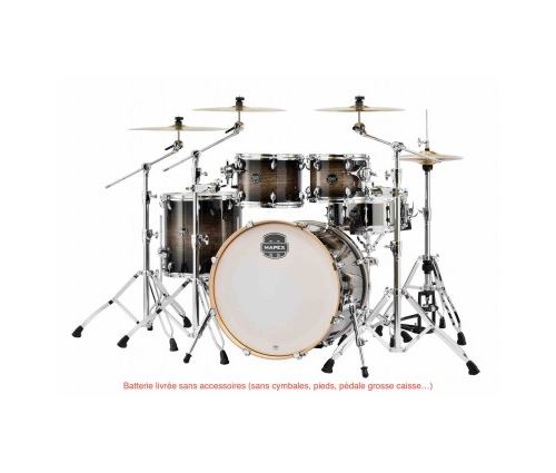 Mapex MXAR529SCTK Armory Stage Black Dawn batterie 5 fûts pour le rock