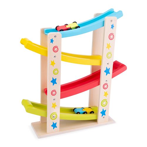 New Classic Toys - 10540 - Circuit De Motricité - Zip Zap Avec Voitures - Etoiles