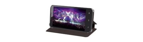 NGS Technology Black Shade - Flip cover voor mobiele telefoon - zwart - voor Odysea 5 HD