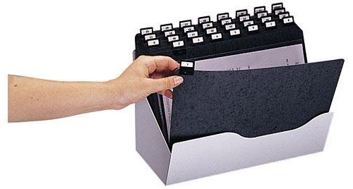 rexel rexel trieur valbox, en métal, 215 x 320 mm, gris clair noir