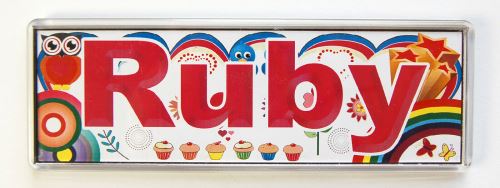 Plaque de porte magnétique - Rubis