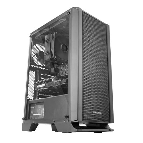Non Communiqué Noir Boîtier Pc Atx Mars Gaming Mc-Master Panneau Frontal Métal-Mesh 4 Ventilateurs 12Cm