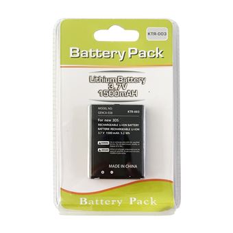 Batterie pour Nintendo NEW 3DS - 1500 mah - KTR-003 - Genca-038 - Straße Game ® - 1