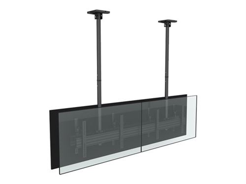 Multibrackets M Pro Dual Side MBC2X1U2 - Support - aluminium, acier - noir - Taille d'écran : 32-65 - montable au plafond