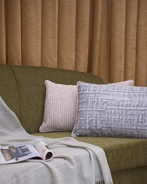 Penguin Home® 100% Coton Mode Embellissé Cris Cros Housse de Coussin 2-Pièce Set