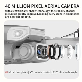 Drone professionnel L900 Pro SE/L900 SE MAX, 5G, GPS, caméra
