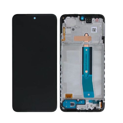 Ecran LCD et Vitre Tactile Oled avec Châssis Gris Graphite pour Redmi Note 11S 4G