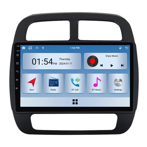 Autoradio RoverOne® Bluetooth CarPlay 2 Din 6Go RAM 128Go ROM pour Renault Kwid 2015-2019
