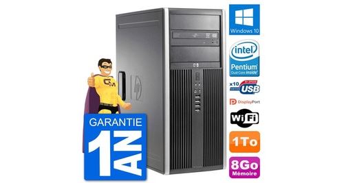 Pc tour hp 8200 intel g630 ram 8go disque dur 1to windows 10 wifi