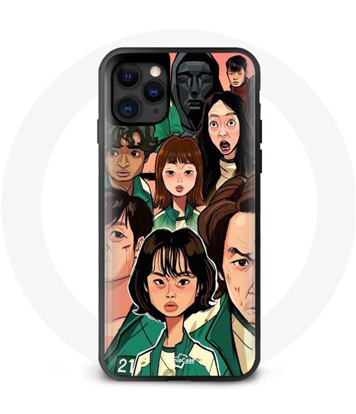 Coque Iphone 11 pro faces Squid Game Maniacase