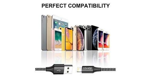Câble Lightning, câble de chargeur iPhone, cordon de charge rapide USB  tressé en nylon compatible avec iPhone X/Xs Max/XR/8/8 Plus/7/7 Plus iPad,  iPod 