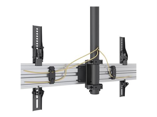 Neomounts NMPRO-C12 - Support - pour mur vidéo 1x1 - noir - Taille d'écran : 32-65 - montable au plafond