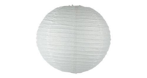 Lanterne boule en papier "fééric" 35cm blanc