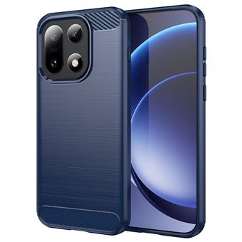 Coque pour OnePlus 15 5G - housse etui silicone gel carbone + film ecran - BLEU FONCE - htdmobiles - 1