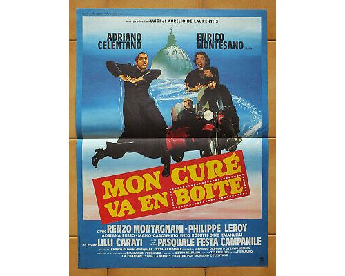 Mon Curé va en Boite - Adriano Celentano - 40x60cm - Affiche