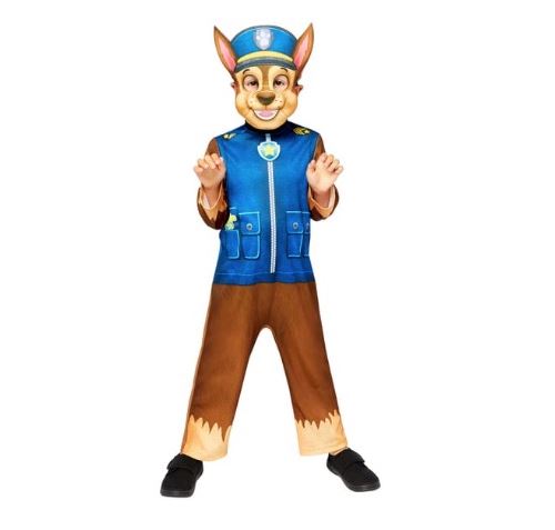 Non Communiqué Marron Costume Enfant Chien Policier Taille 3-4 Ans