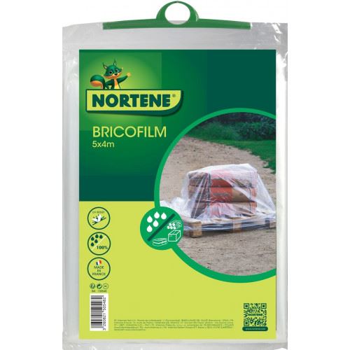 NORTENE Film de protection bricolage et peinture ""Bricofilm"" - 5 x 4 m