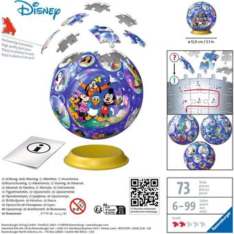 Puzzle 3D Ball - Pokemon - 72 pièces - Ravensburger
