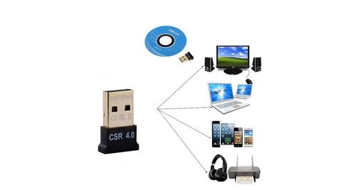 Non Communiqué Mini Adaptateur Sans Fil Usb Bluetooth 4. 0 Dongle Pour Ordinateur Portable Pc Win Xp Vista7 / 8/10