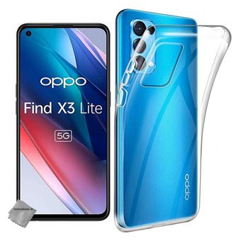 Coque Flip Livre Magnétique Pour OPPO Find X3 Lite / CPH2145 + Verre Trempé Inclus