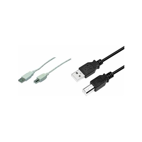 LogiLink Câble USB 2.0 USB-A - USB-B 50 m noir