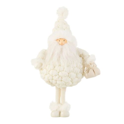 Paris Prix Blanc Statuette Déco Père Noël Pochon 38Cm - Image 2