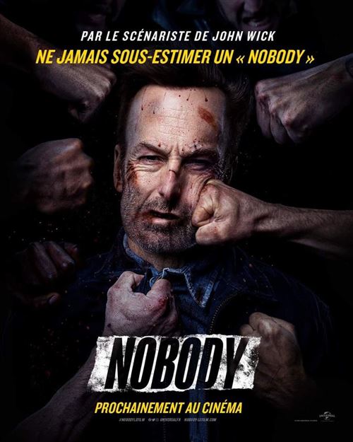 Nobody - 2021 - Bob Odenkirk - 40x60cm - Affiche de cinéma originale pliée
