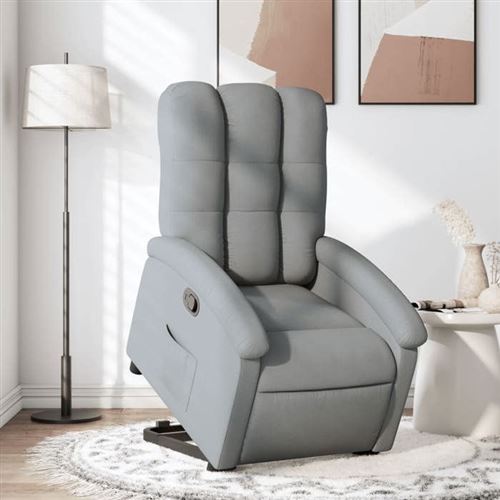 Vidaxl Gris/Clair Fauteuil Inclinable - Image 3
