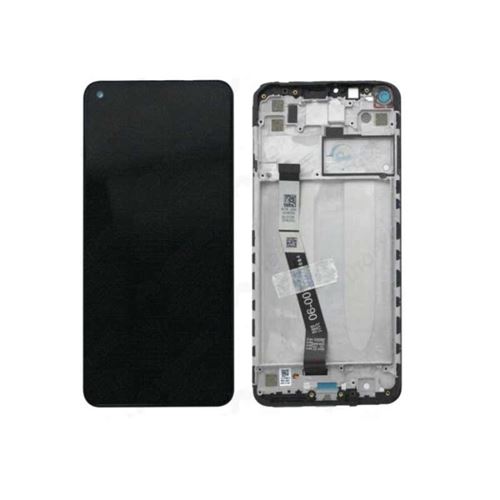 Original Ecran LCD Vitre tactile Noir Assemblés Sur Châssis Pour Xiaomi Redmi Note 9
