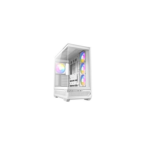 Boîtier Antec C7 ARGB White midi tower verre trempé refroidissement avancé - Image 3