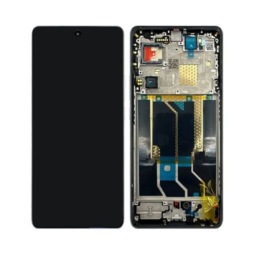 Original Ecran LCD et Vitre Tactile Fluid Silver Pour Realme GT 6T 621029000191
