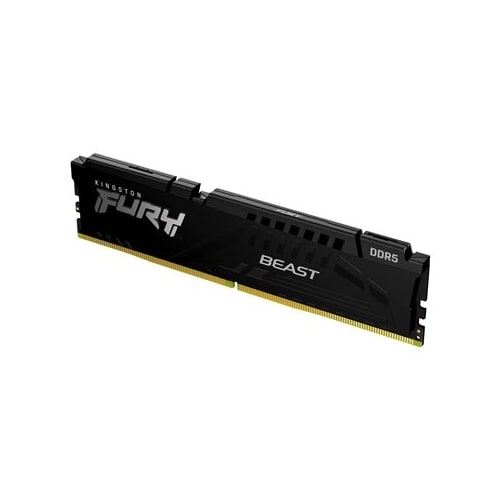Kingston FURY Beast - DDR5 - module - 8 Go - DIMM 288 broches - 5600 MHz / PC5-44800 - CL36 - 1.25 V - mémoire sans tampon - on-die ECC - noir