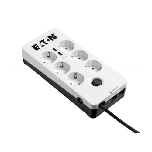 EATON Protection Box 6 Tel@ USB DIN Multiprise parafoudre (norme 61643-1), 10A