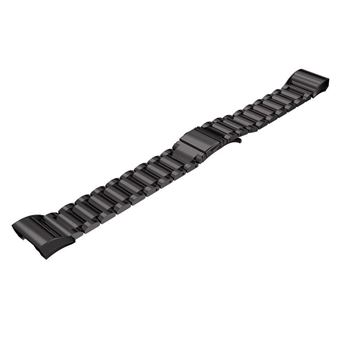 Bracelet en m tal trois perles pour Fitbit Charge 3 Noir