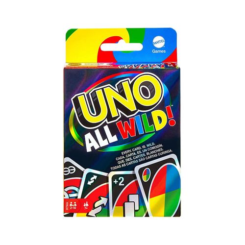 Jeu de cartes Mattel Uno All Wild