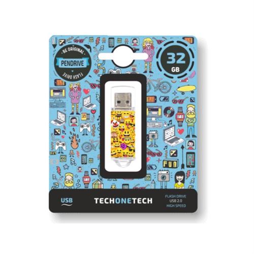 Tech One Tech Techonetech Clé Usb Emojis Mémoire Usb 2.0 32 Go - Image 4